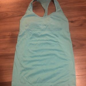 Lululemon Fitted Turquoise Tank Top